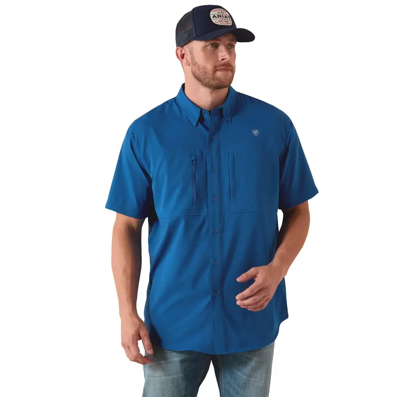 Ariat Men'S Venttek Classic-Fit Short-Sleeve Work Shirt 5