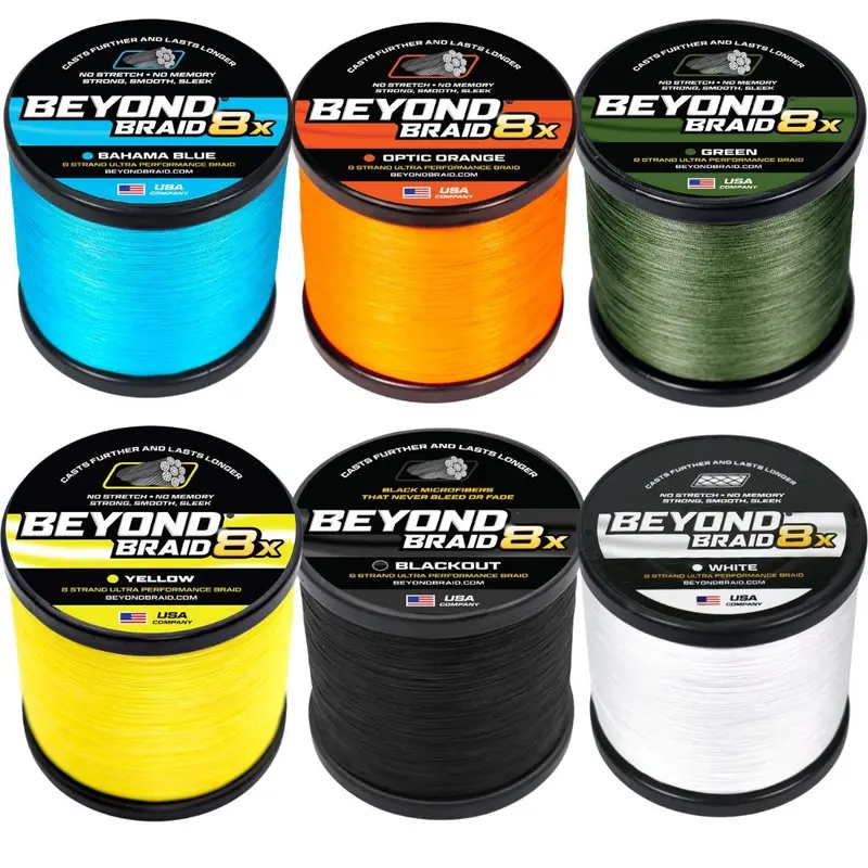 Beyond 8-Strand Braided Fishing Line Series – Super Sleek, Saltwater & Freshwater Ready 1