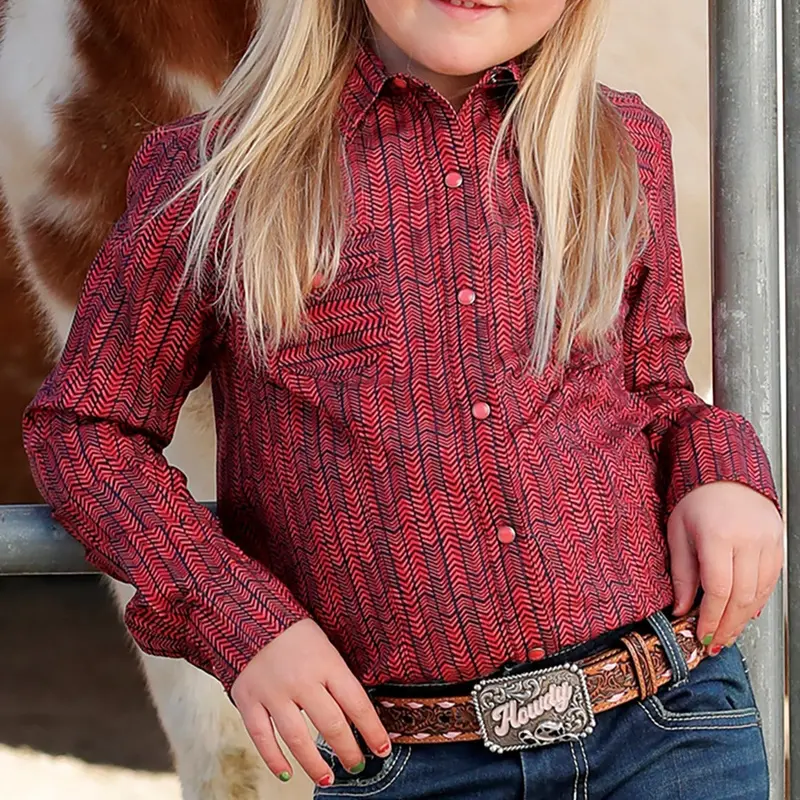 Cruel Girl Pink Print Top – Stylish Western-Inspired Apparel 1