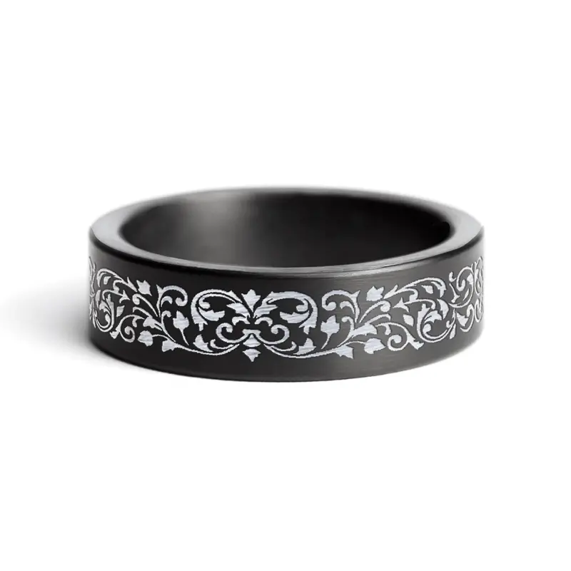 Everyday Outdoors Gunmetal Vine & Leaf Barrel Band 1