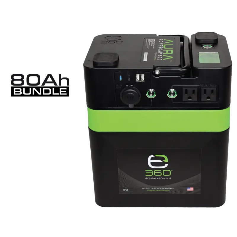 Expion360 Aura Powercap 600W Inverter Kit With 80Ah Lifepo4 Battery 1