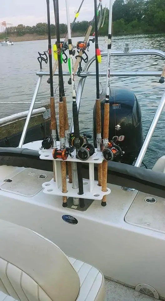 Fat Fish Designz V10 Vertical Rod Carrier Mounted To Seat Post 1