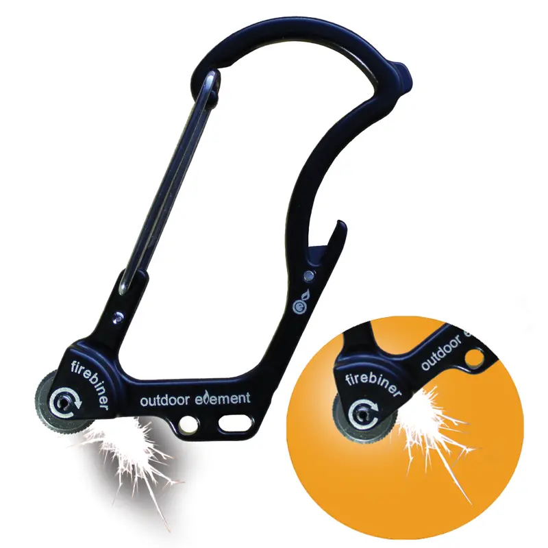 Firebiner Multitool Carabiner – Edc Fire Starter & Gear Clip 1