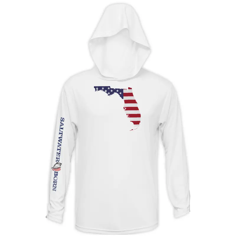Florida Usa Unisex Long Sleeve Upf 50+ Dry-Fit Hoodie 1