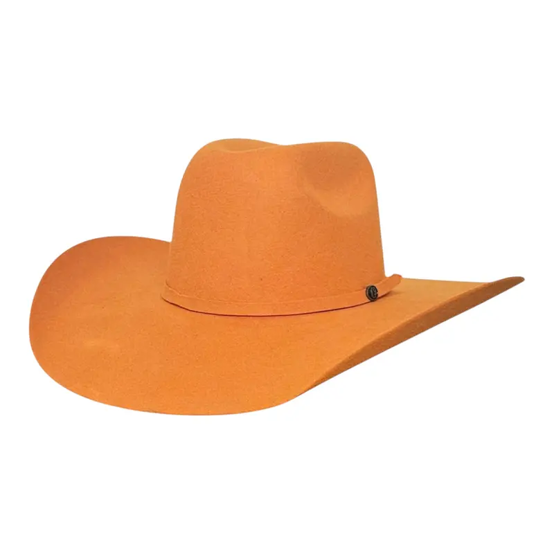 Gone Country American Orange Wool Cowboy Hat 1