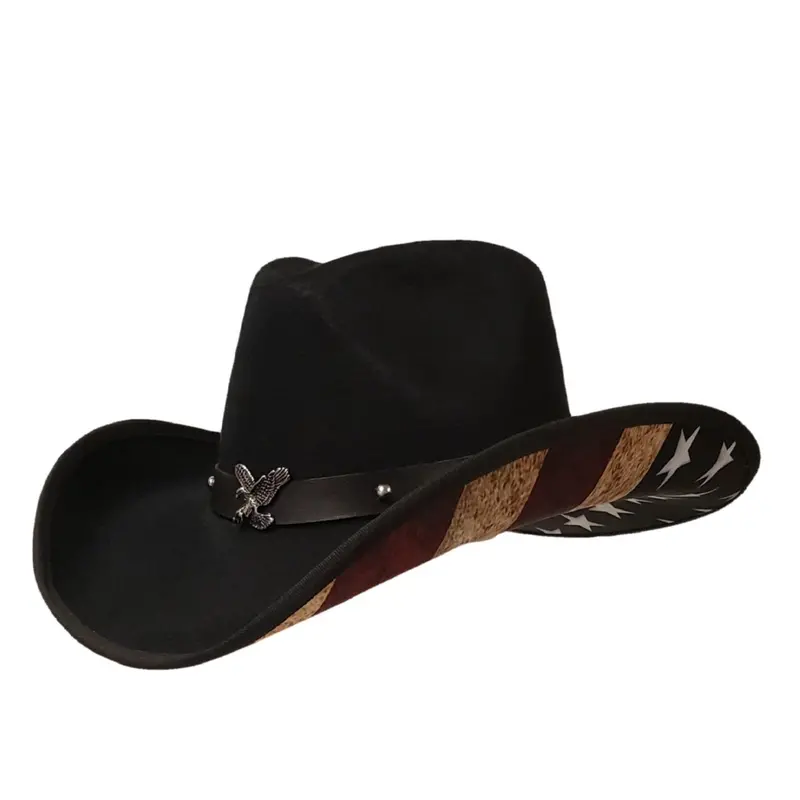 Gone Country Durango Black Usa-Made Cotton Cowboy Hat 1