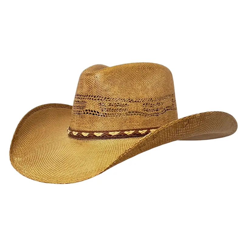 Gone Country Durango Tobacco Bangora Straw Hat (Style 218) 1