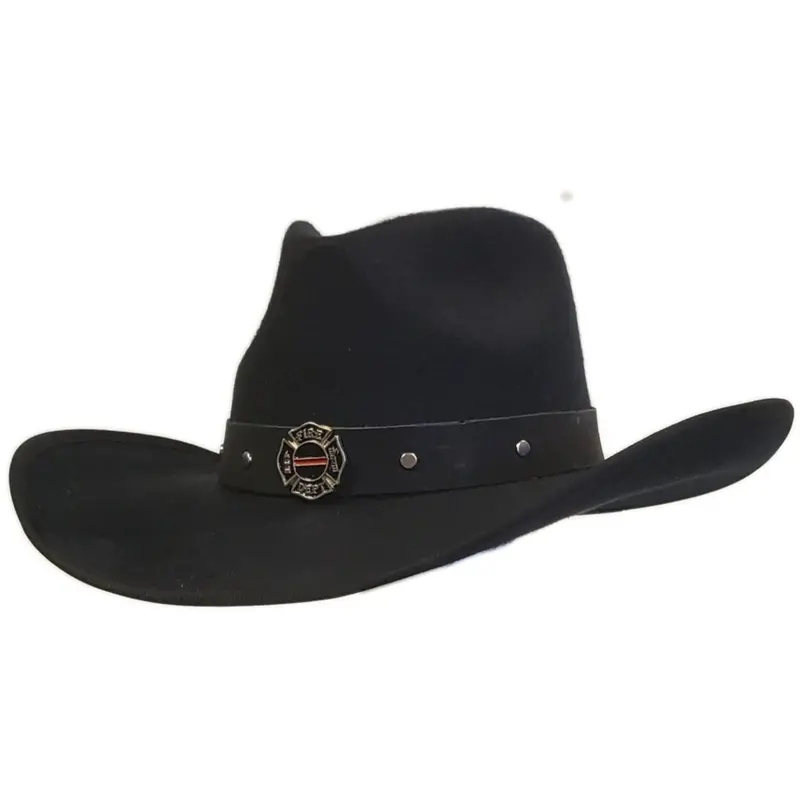 Gone Country Firefighter Respect Black Cotton Hat 1