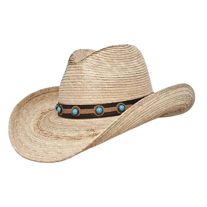 Gone Country Sundowner Natural Palm Straw Hat 1