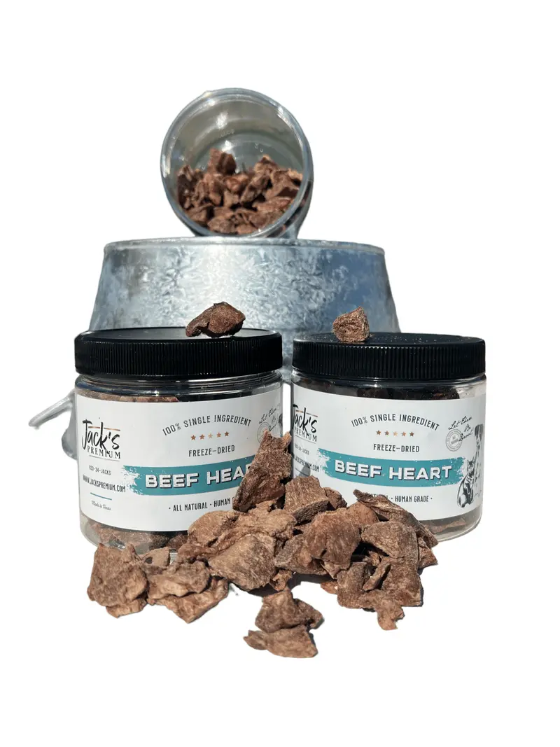 Jack’S Premium Freeze-Dried Beef Heart Treats