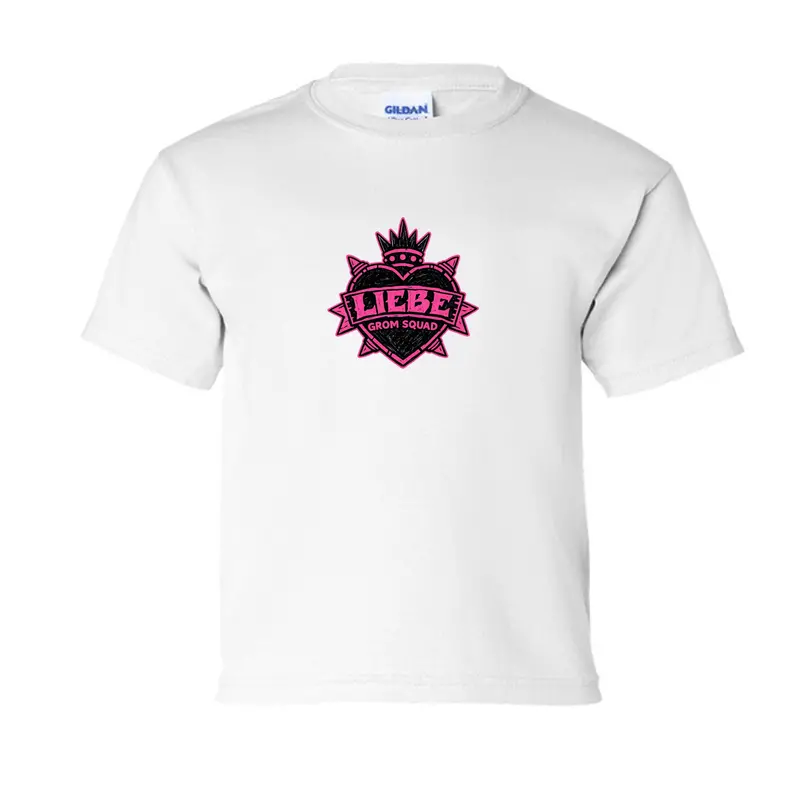 Liebe Grom Squad Pink Punk Heart Graphic Tee 1