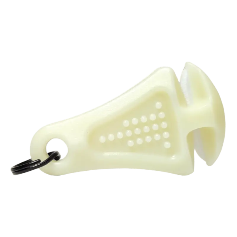Line Cutterz Glow-In-The-Dark Ceramic Zipper Pull 1