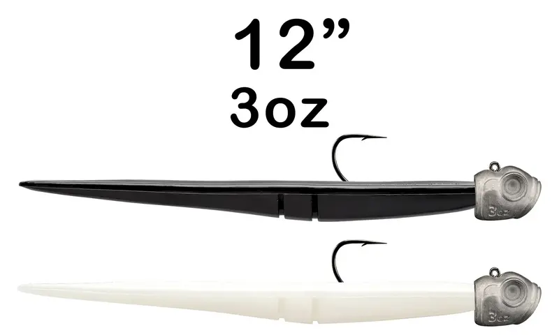 Lunker City 12-Inch, 3Oz Pre-Rigged Slug-Go Swim Bait 1