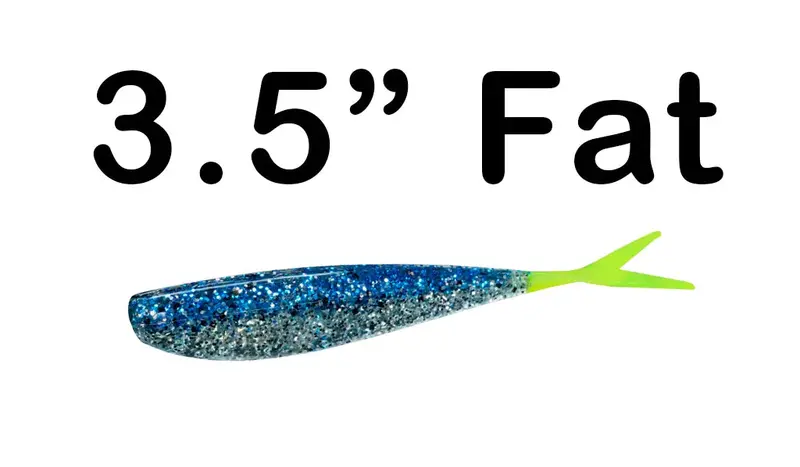 Lunker City 3.5-Inch Fat Fin-S Soft Bait 1