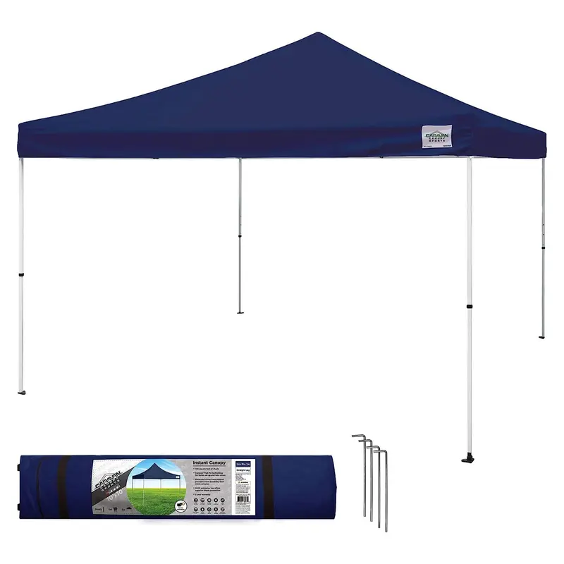 M Series Pro 2 Straight-Leg Instant Canopy – 12' X 12', Blue 1