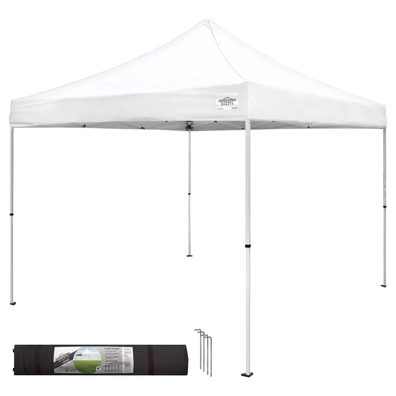 M Series Pro 2 Straight-Leg Pop-Up Canopy – 10' X 10', White 1