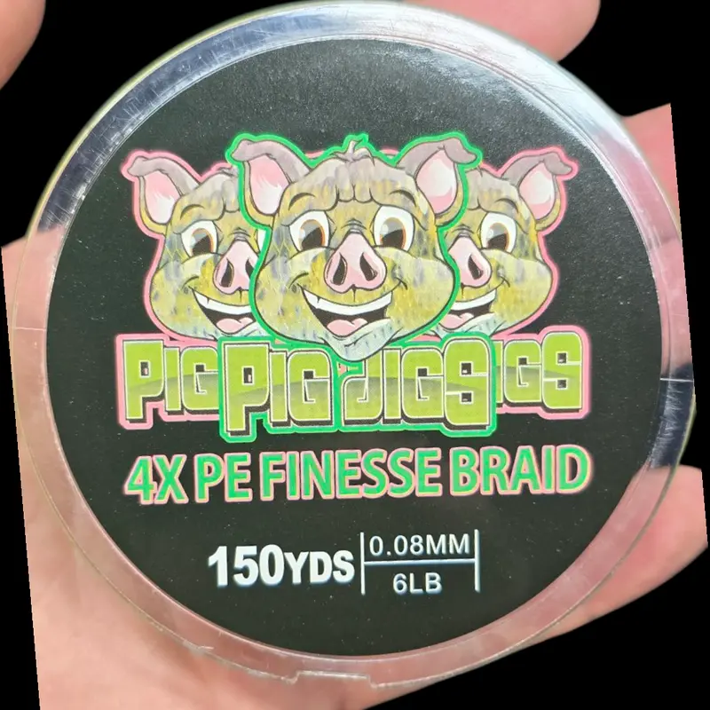 Pig Jigs Finesse Braid – Low-Visibility Braided Fishing Line 1