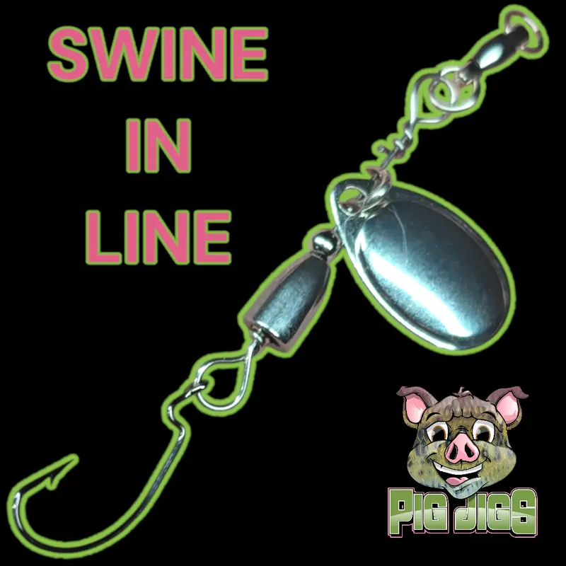 Pig Jigs Tungsten Swine-In-Line Micro Jig – 1/10 Oz 1