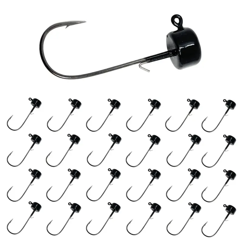 Reaction Tackle Lead Ned Rig Shroom Jigs – 25-Pack 1