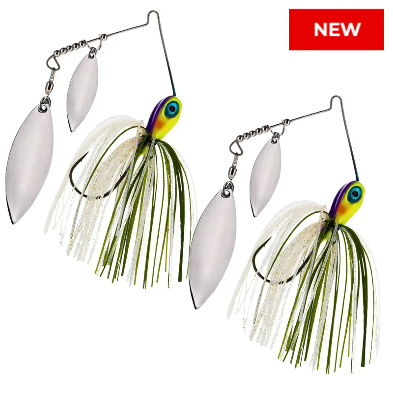 Reaction Tackle Tungsten Double Willow Blade Spinnerbaits – 2-Pack 1