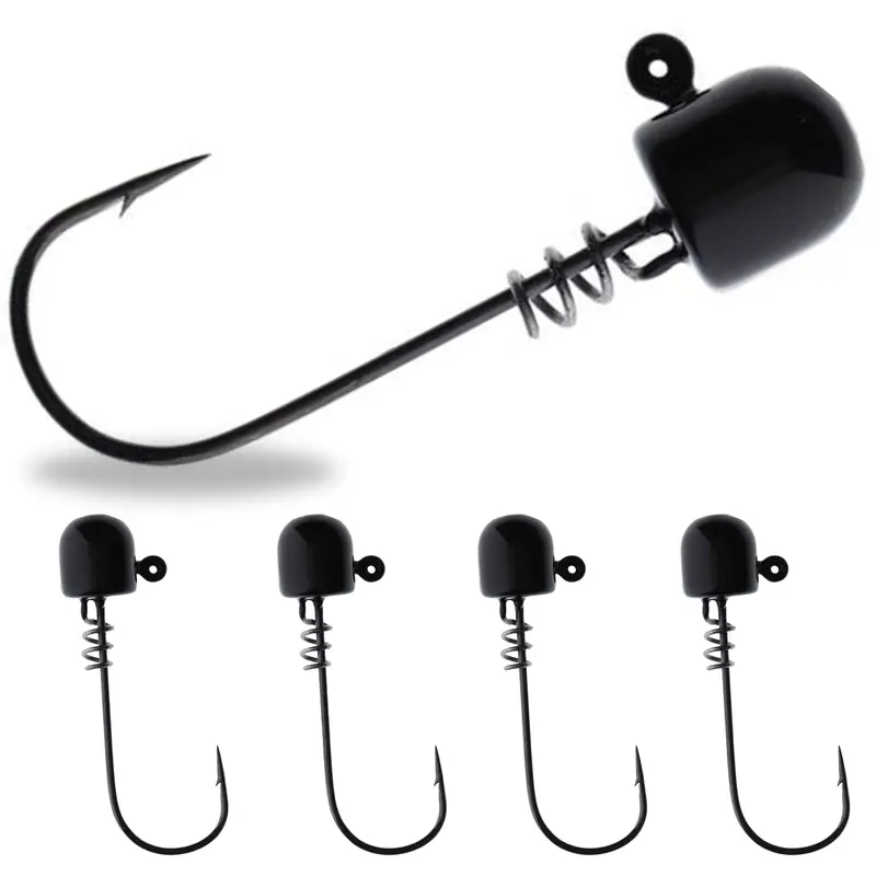 Reaction Tackle Tungsten Screw-Lock Jig Heads – 5-Pack 1
