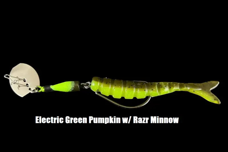 Skirtless Weedless Chatterbait – High-Octane Streamlined Design 1