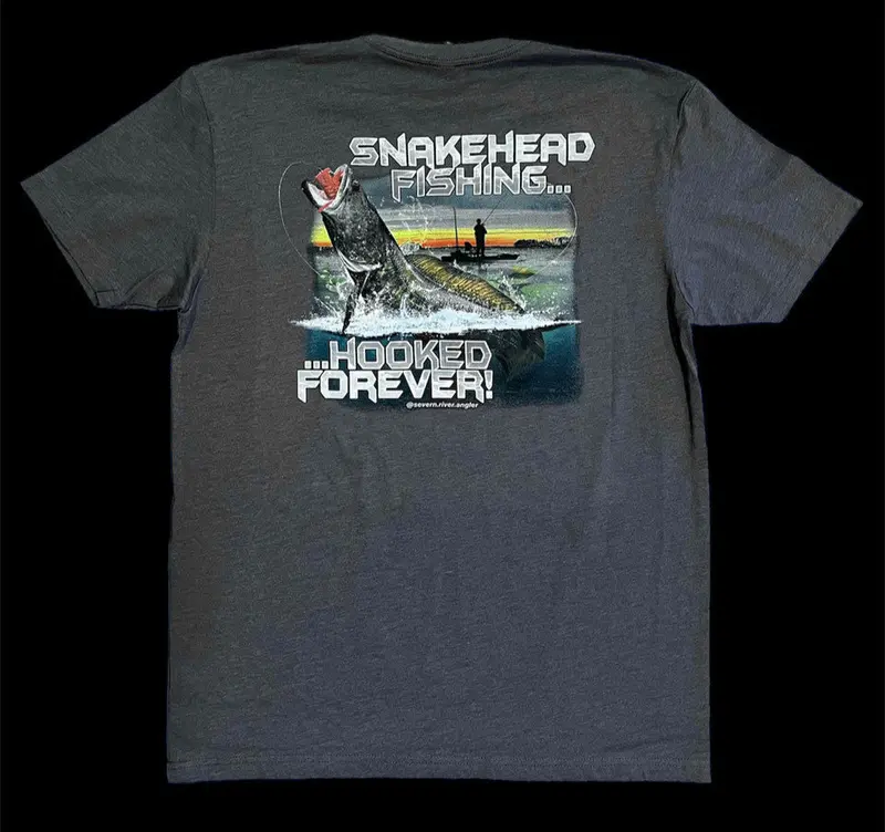 Snakehead Fishing Graphic Tee – Short Sleeve Cotton 1