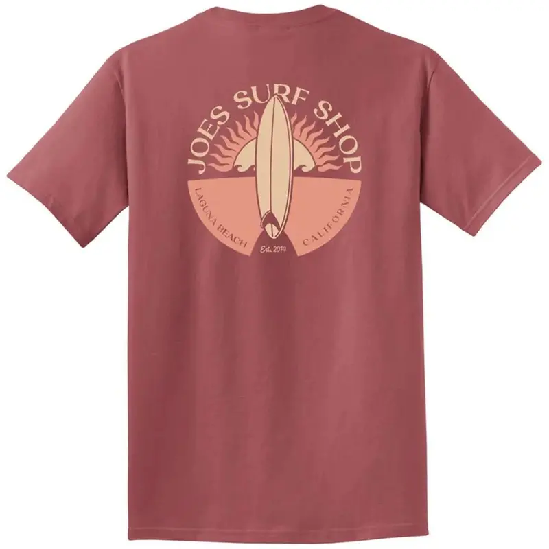 Sunset Beach Scene Youth T-Shirt – Garment-Dyed, Beach Wash® – Joe'S Surf Shop 1