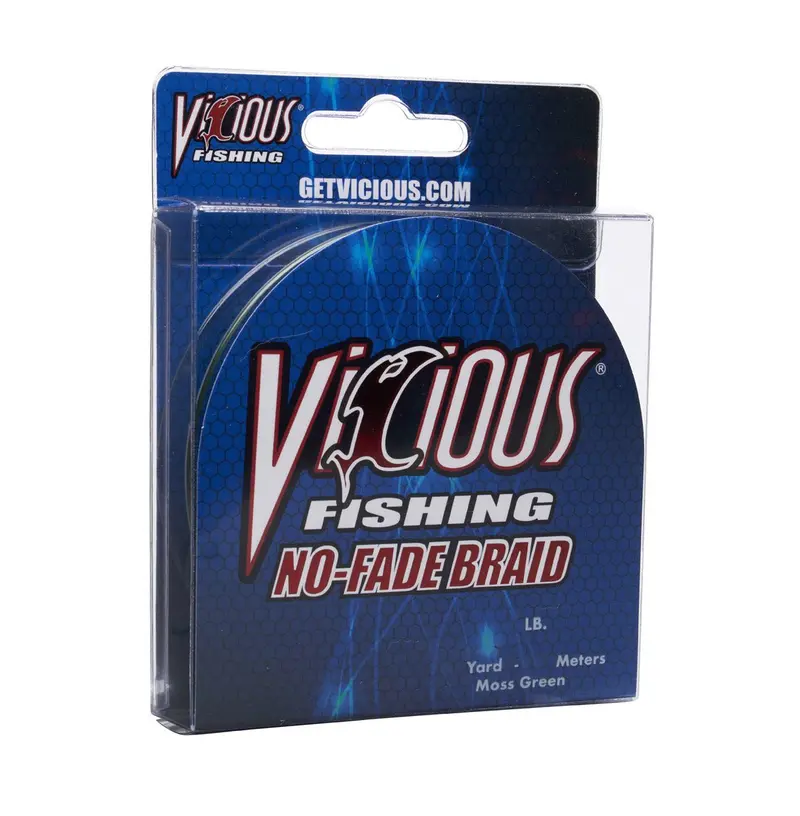 Vicious Fade-Resistant Green Braid – 50 Lb Test 1