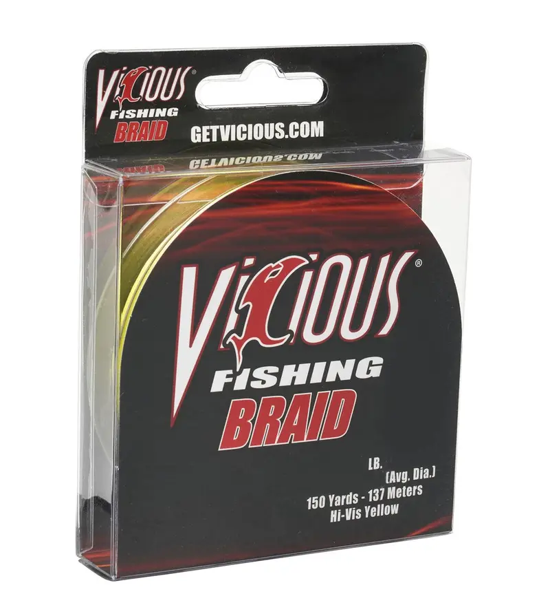 Vicious Standard Yellow Braided Fishing Line – 40 Lb Test 1